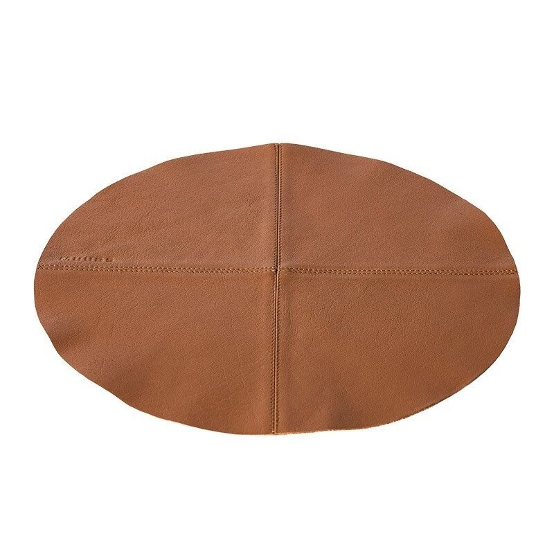 Apvalus padėkliukas Camou, buivolo oda, Ø36 cm, rudas 2 Apvalus padėkliukas Camou, buivolo oda, Ø36 cm, rudas 2