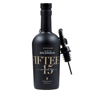 Balsamic vinegar Fifteen, sweet and sour, aged in oak barrels, 375ml