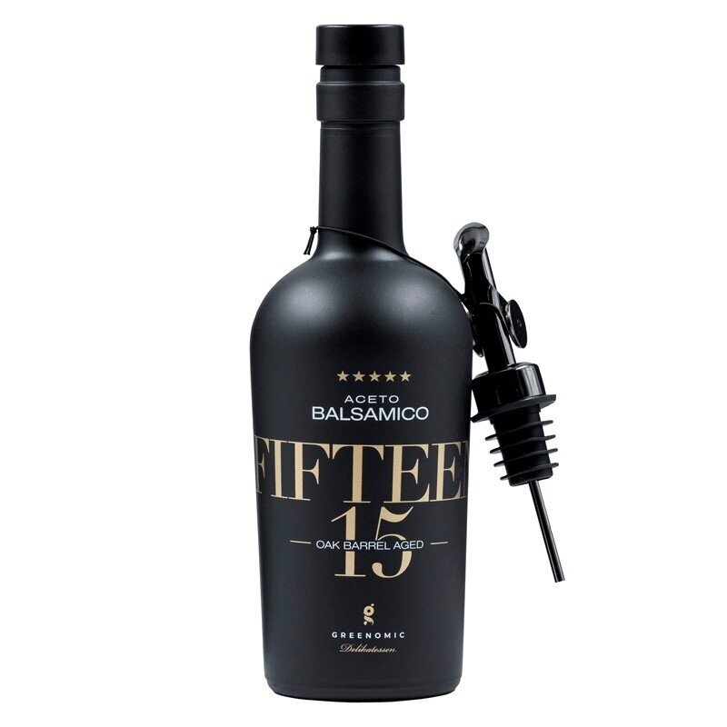 Balsamic vinegar Fifteen, sweet and sour, aged in oak barrels, 375ml