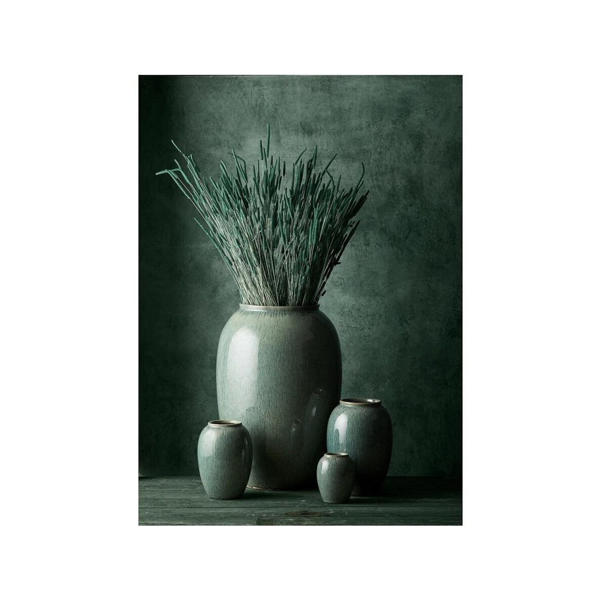 BITZ Vaza 25 cm žalia 1 BITZ Vaza 25 cm žalia 1