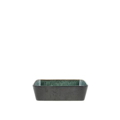 BITZ dish rectangular, 28 x 21 x 8 cm, black/green