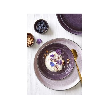 BITZ soup bowl, 18 x 5 cm, black/lilac