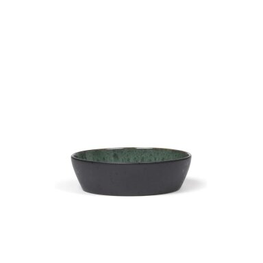 BITZ soup bowl, 18 x 5 cm, black/green