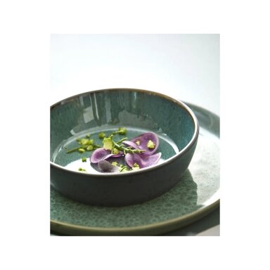 BITZ soup bowl, 18 x 5 cm, black/green