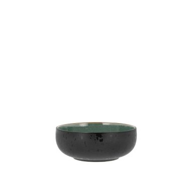 BITZ soup bowl, 18 x 7 cm, black/green