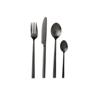 BITZ Cutlery set 16 dele Black