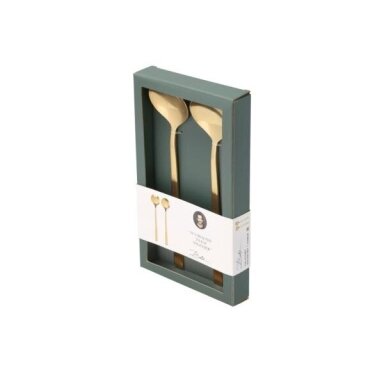 BITZ brass salad cutlery 23cm