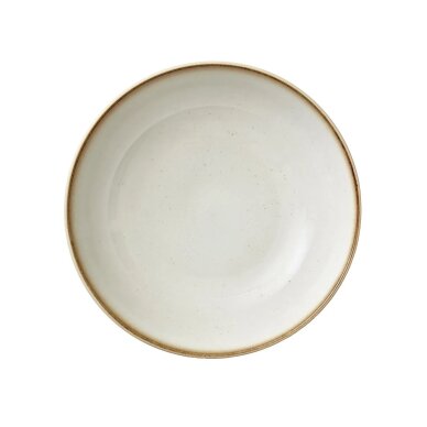 BITZ salotų dubuo, 24 x 6 cm, pilkas/kreminis 2 BITZ salotų dubuo, 24 x 6 cm, pilkas/kreminis 2