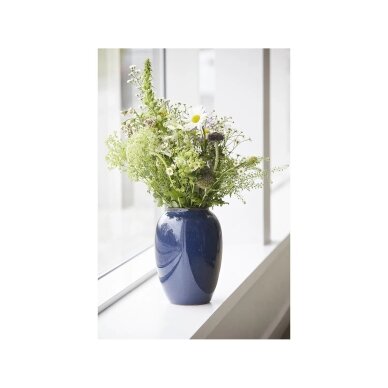 BITZ Vaza 25 cm tamsiai mėlyna 1 BITZ Vaza 25 cm tamsiai mėlyna 1