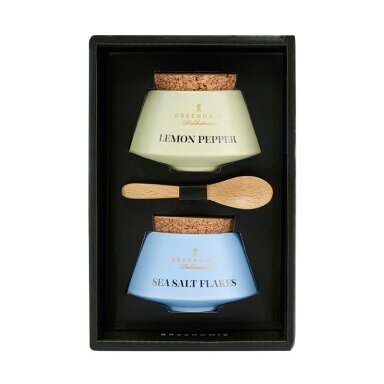 Gift set lemon pepper & sea salt flakes