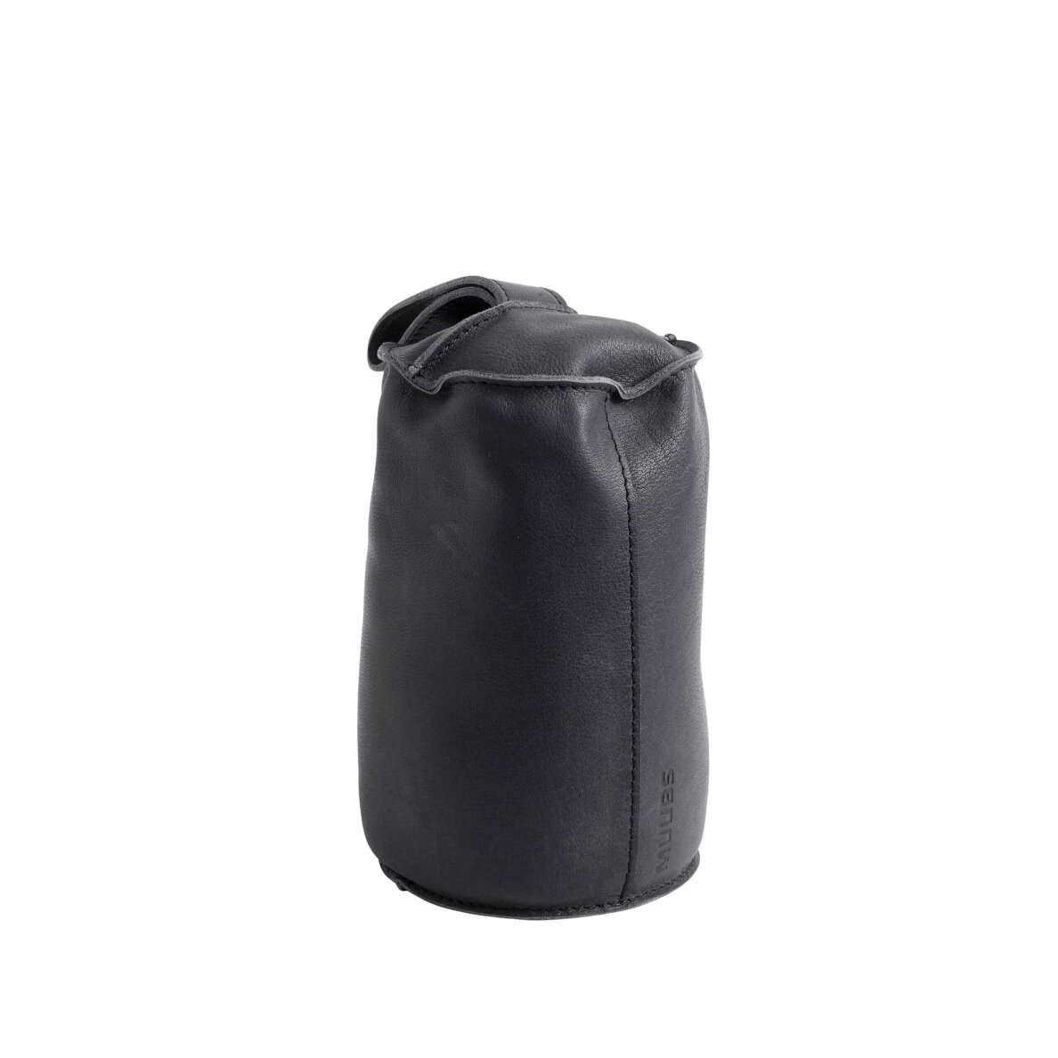 Durų laikiklis Camou 3 kg., buivolo oda, 12x20 cm, juodas