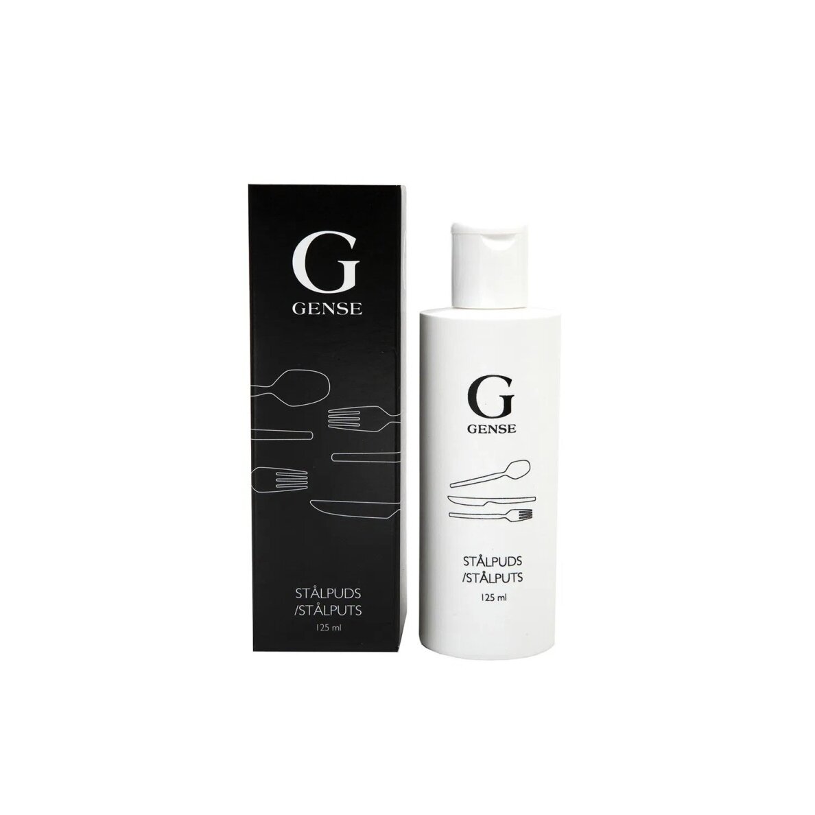 Gense nerūdijančio plieno poliravimo priemonė, 125 ml Gense nerūdijančio plieno poliravimo priemonė, 125 ml
