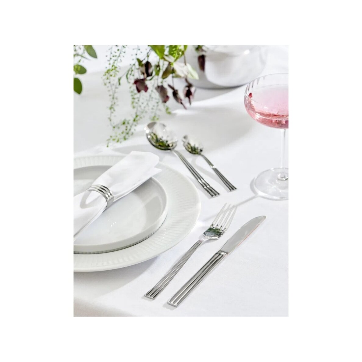 Gense Thebe Edition 2024 napkin rings, 4,3 x 3,2 cm, 4 pcs., polished steel 2
