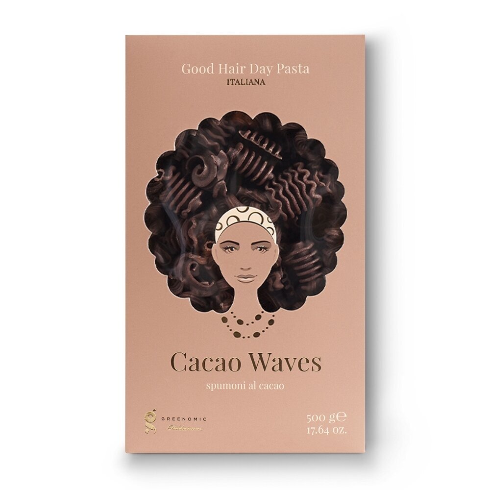 Good Hair Day pasta, Cacao waves 500g