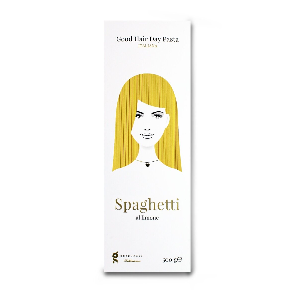 Good Hair Day makaronai, citrininiai spagečiai 500g Good Hair Day makaronai, citrininiai spagečiai 500g