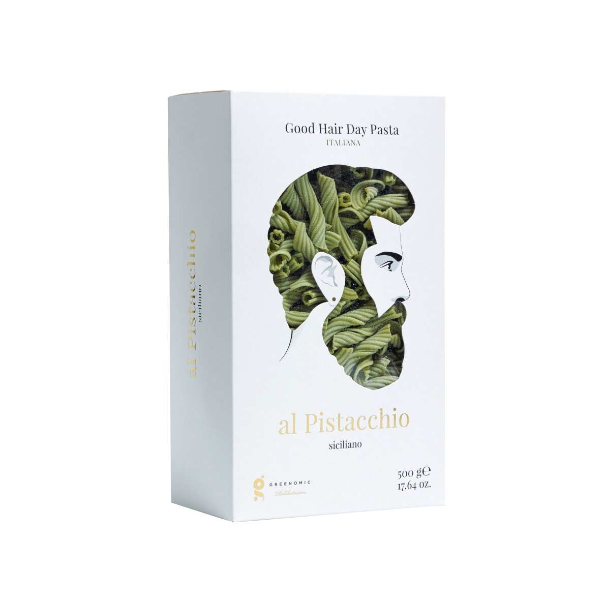 Good Hair Day makaronai su sicilietiškomis pistacijomis 500g Good Hair Day makaronai su sicilietiškomis pistacijomis 500g