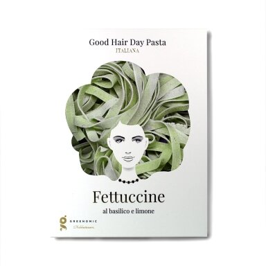 Good Hair Day pasta, Fettuccine basil & lemon 250g