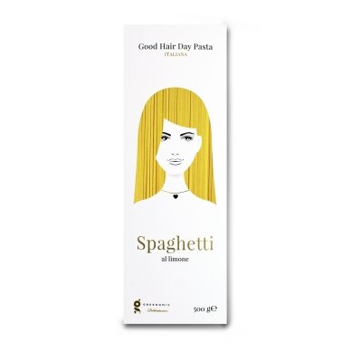 Good Hair Day makaronai, citrininiai spagečiai 500g Good Hair Day makaronai, citrininiai spagečiai 500g