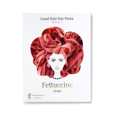 Good Hair Day makaronai, ilgi fettuccine su vynu 250g Good Hair Day makaronai, ilgi fettuccine su vynu 250g