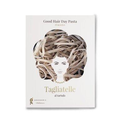 Good Hair Day makaronai, ilgi tagliatelle su trumais 250g Good Hair Day makaronai, ilgi tagliatelle su trumais 250g