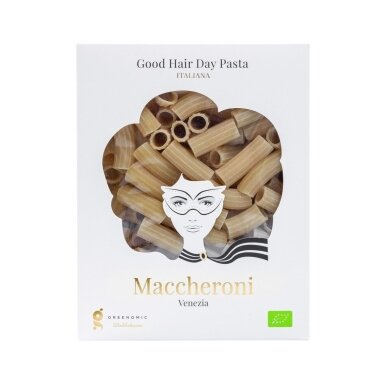 Good Hair Day makaronai Venecija, trumpi, vamzdelio formos 450g Good Hair Day makaronai Venecija, trumpi, vamzdelio formos 450g