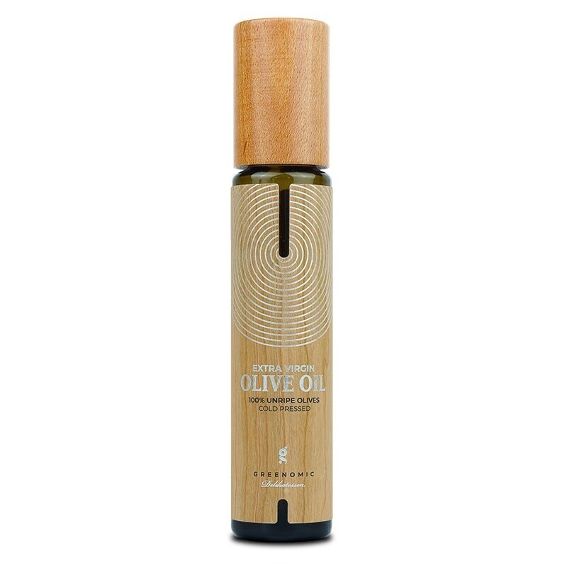 Greenomic Alpha ypač tyras alyvuogių aliejus pagamintas iš neprinokusių alyvuogių 250ml Greenomic Alpha ypač tyras alyvuogių aliejus pagamintas iš neprinokusių alyvuogių 250ml