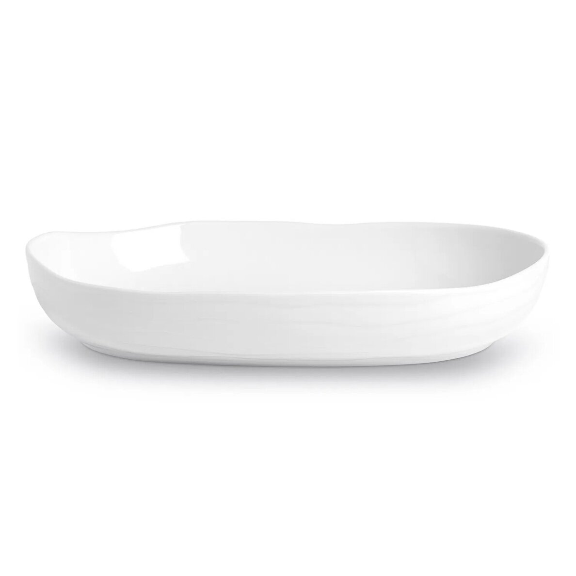 Indas stačiakampis Boulogne 36 x 26 x 6 cm baltas