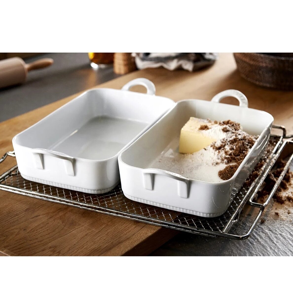 Indas Toulouse 2,2 litro, 31 x 18 x 6,5 cm, baltas 2 Indas Toulouse 2,2 litro, 31 x 18 x 6,5 cm, baltas 2
