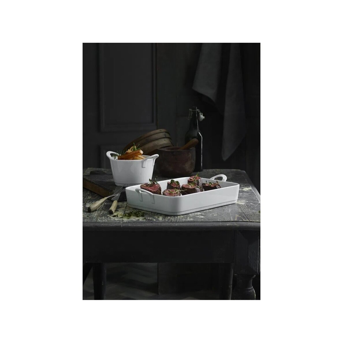 Indas Toulouse 3,7 litro, 34 x 24,5 x 7 cm, baltas 2