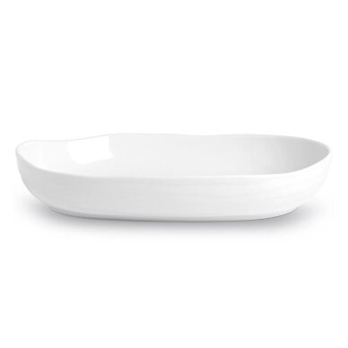 Indas stačiakampis Boulogne 36 x 26 x 6 cm baltas Indas stačiakampis Boulogne 36 x 26 x 6 cm baltas