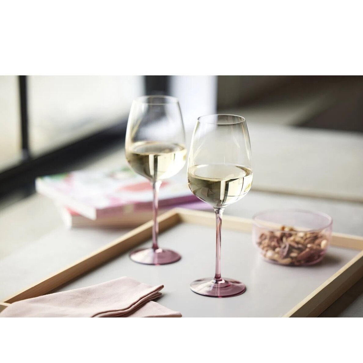 Lyngby vyno taurės Vienna, 53 cl, 4 vnt., violetinė 1