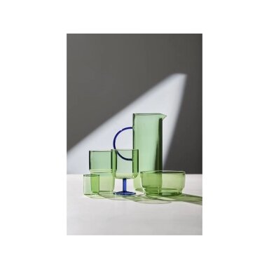 Lyngby Torino wine glasses 30 cl, 2 pcs. green/blue