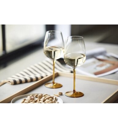 Lyngby wine glasses Vienna, 53 cl, 4 pcs., amber
