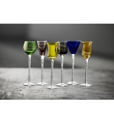 Lyngby Glas šoto taurės London, 18 cm 6 vnt. įvairių spalvų 3 Lyngby Glas šoto taurės London, 18 cm 6 vnt. įvairių spalvų 3