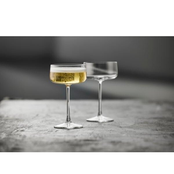 Lyngby Glas Krystal Zero šampano taurės 260ml 4 vnt 1