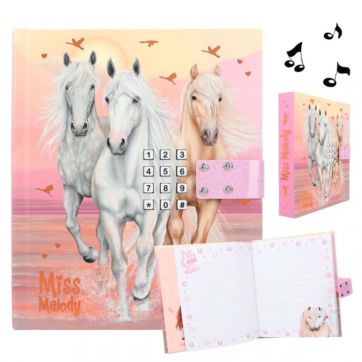 Miss Melody dienoraštis su elektroniniu kodu ir garsu 1 Miss Melody dienoraštis su elektroniniu kodu ir garsu 1