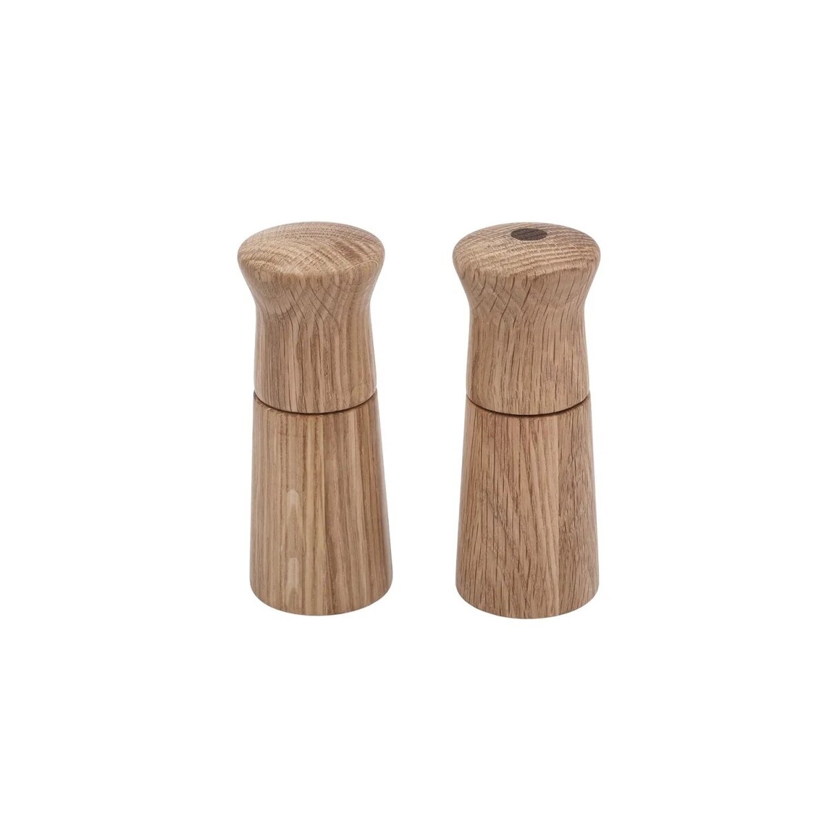 Morsø druskos ir pipirų malūnėlių rinkinys, 14 cm, ąžuolas Morsø druskos ir pipirų malūnėlių rinkinys, 14 cm, ąžuolas