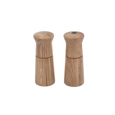 Morsø salt and pepper grinder set kit, 14 cm, oak