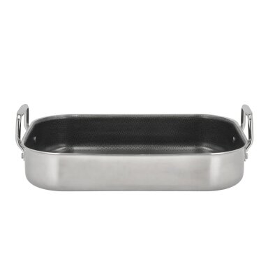 Paillon roasting dish, 39 x 26,5 x 10,6 cm, silver metallic