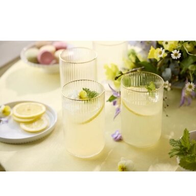 Palermo Gold, tall glasses, 50 cl, 4 pcs.