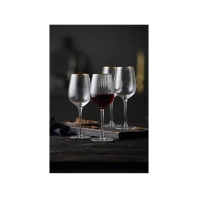 Palermo Gold raudonojo vyno taurės, 40 cl, 4 vnt. 1 Palermo Gold raudonojo vyno taurės, 40 cl, 4 vnt. 1