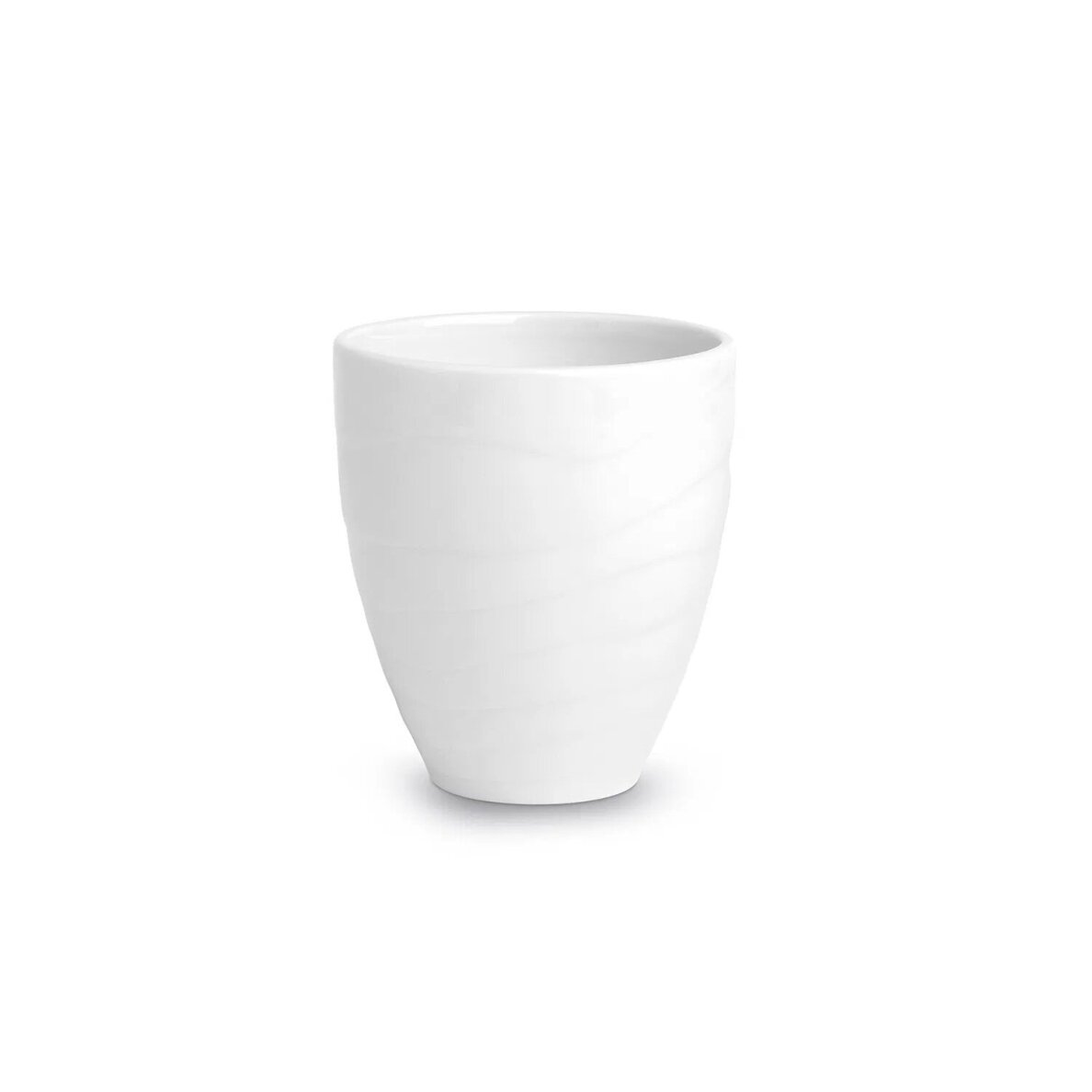 Pillivuyt Boulogne puodelis, 11 cm, 370 ml, baltas