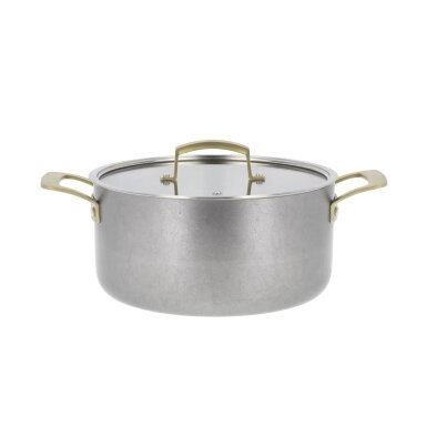 Pot with lid Durance, 5 liters, 24 cm, steel