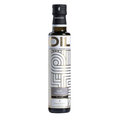 Rafinuotas alyvuogių aliejus su česnakais 250ml Rafinuotas alyvuogių aliejus su česnakais 250ml