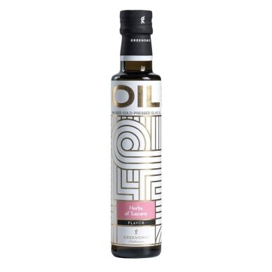 Rafinuotas alyvuogių aliejus su Toskana žolelėmis 250ml Rafinuotas alyvuogių aliejus su Toskana žolelėmis 250ml