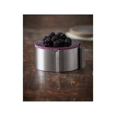 Pastry ring adjustable, dia 16-32 x 8 cm