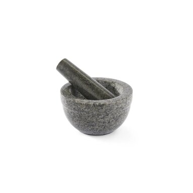 Rösle mortar, 14 x 8 cm, 0.35 liter, dark grey granite
