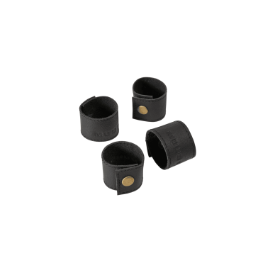 Napkin rings Camou S, buffalo leather, 4pcs., Ø4,5 cm, black Napkin rings Camou S, buffalo leather, 4pcs., Ø4,5 cm, black