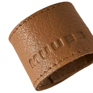 Napkin rings Camou S, buffalo leather, 4pcs., Ø4,5 cm, brown 1