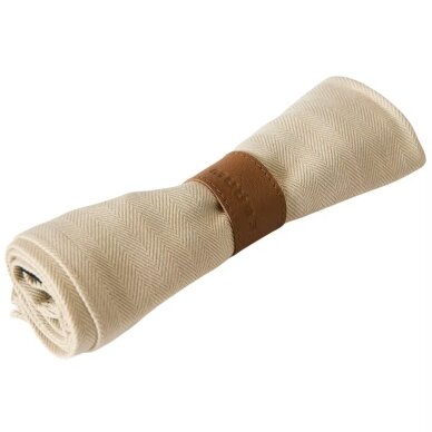 Napkin rings Camou S, buffalo leather, 4pcs., Ø4,5 cm, brown 3